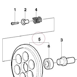 Disk, clutch pressure 19420031A
