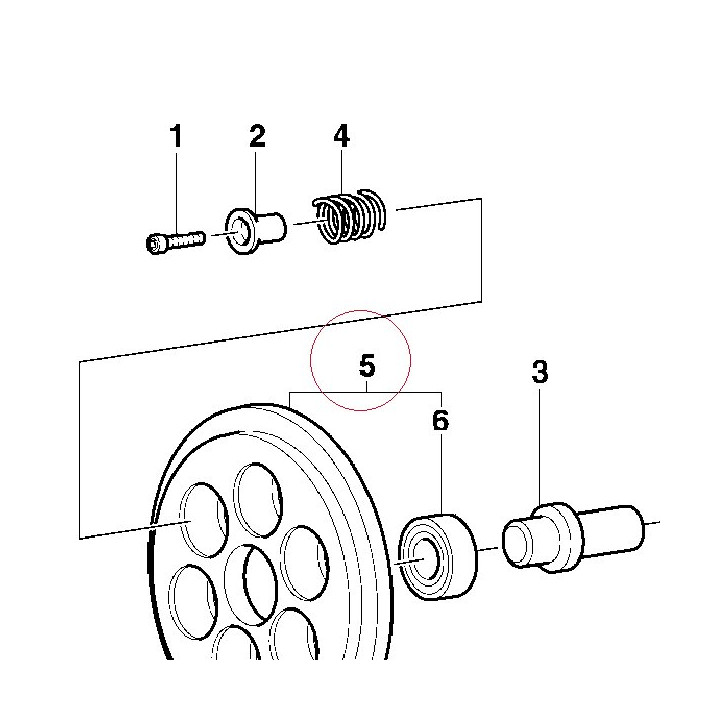 Disk, clutch pressure 19420031A