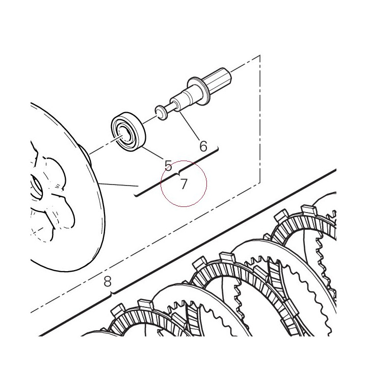 Disk, clutch pressure 19420081A