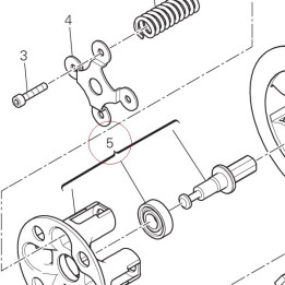 Disk, clutch pressure 19420573B