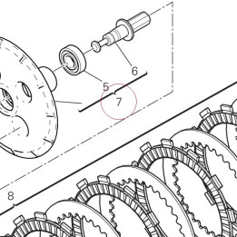 Disk, clutch pressure 19420652A