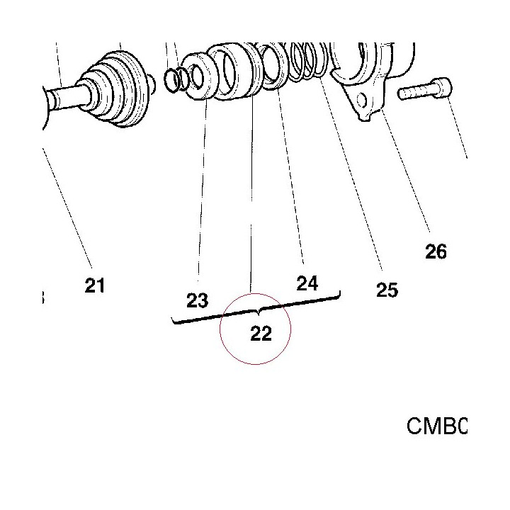 Piston assembly 19520023B
