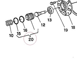 Piston assembly 19520071A
