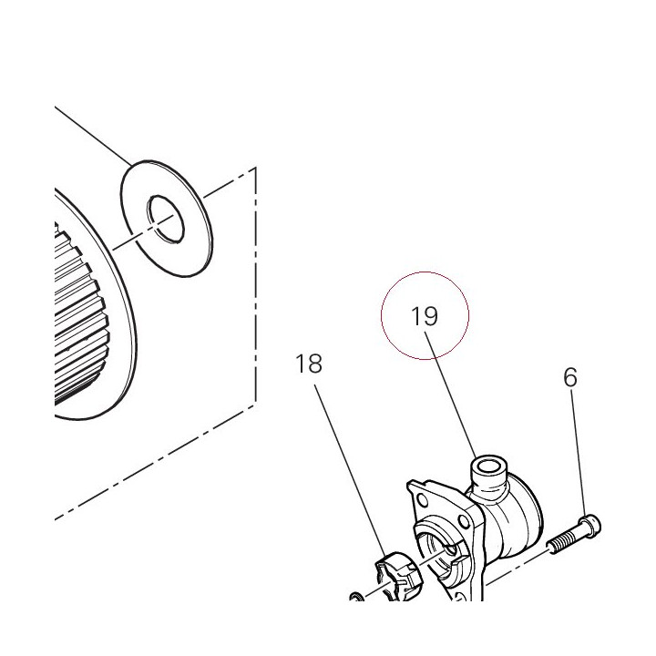 Piston assembly 19540033B