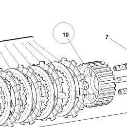 Clutch drum 19610141B
