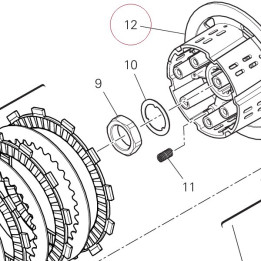 Clutch drum 19610241A