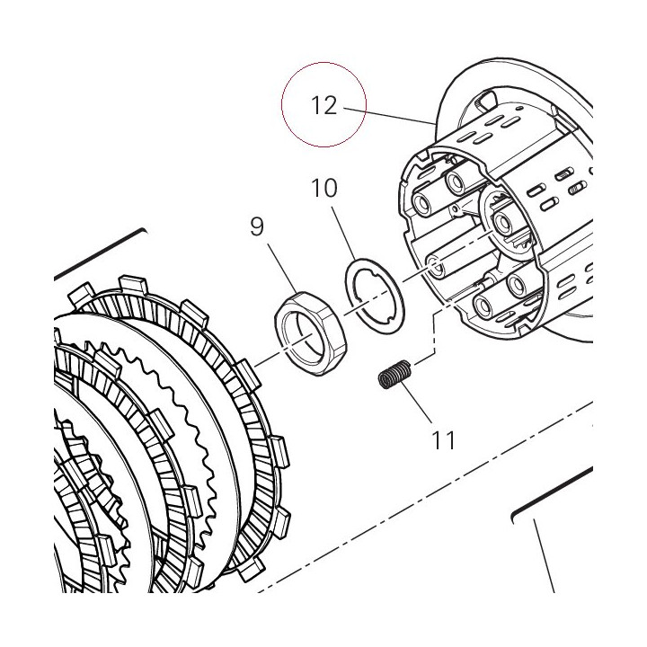 Clutch drum 19610241A