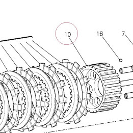 Clutch drum 19610501A