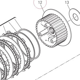 Plate holder hub 19610531A