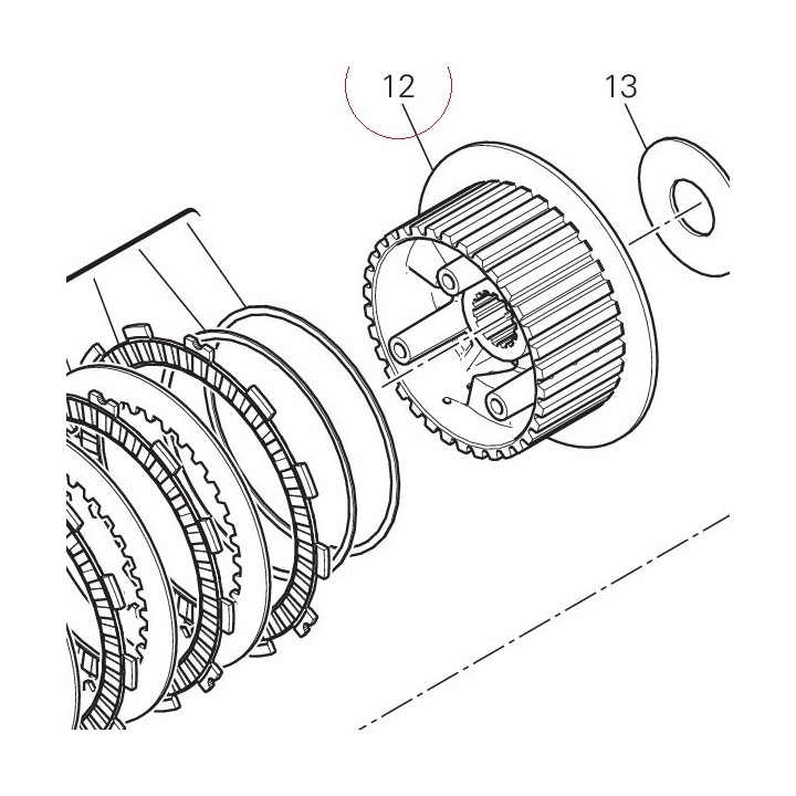 Plate holder hub 19610531A