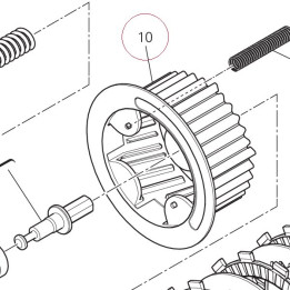 Plate holder hub 19610611A