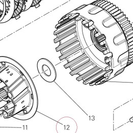 Clutch drum 19610651B