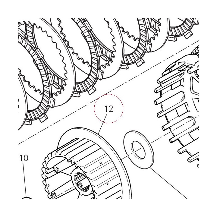 Clutch drum 19610671A