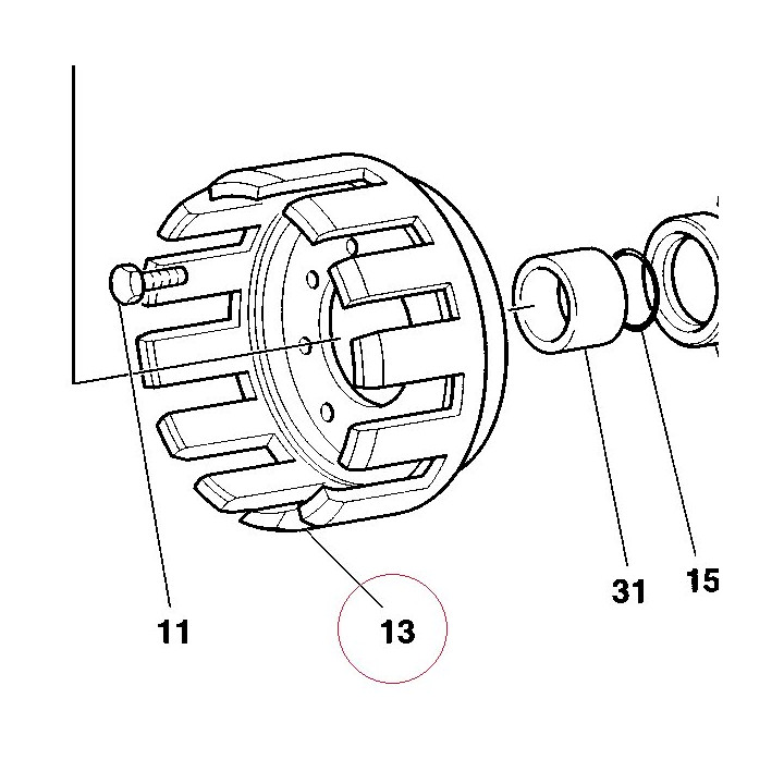 Clutch housing 19810011A