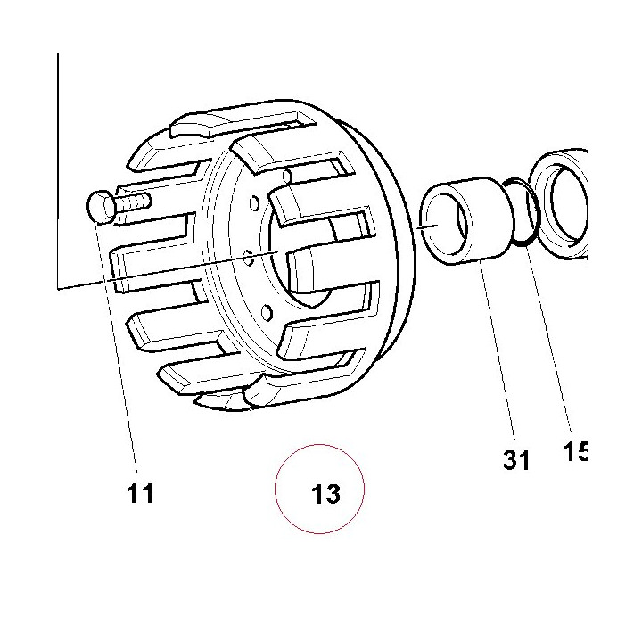 Clutch housing 19810031C