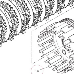 Primary driven gear complete 19810331A