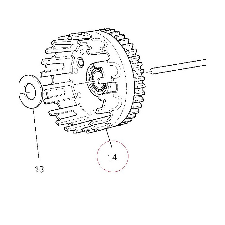 Clutch housing 19820361A