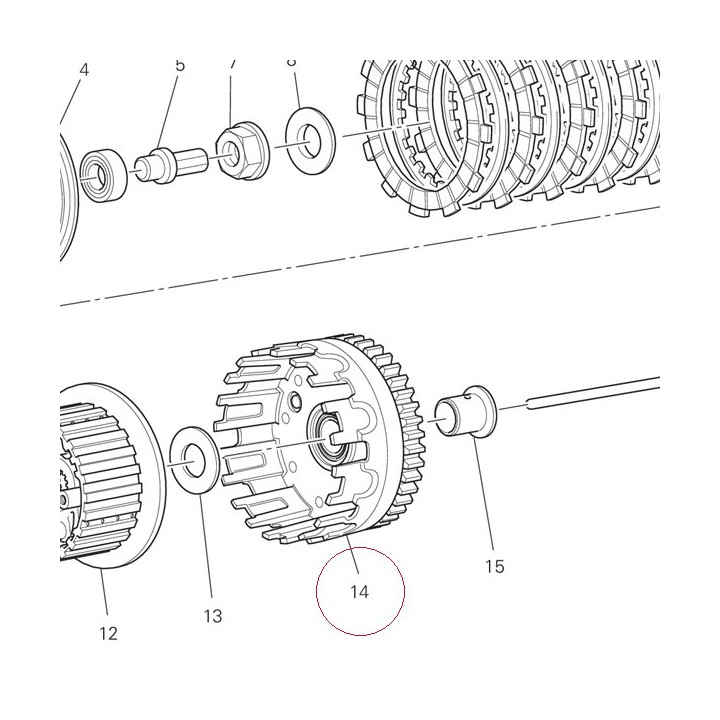 Clutch housing 19820362A