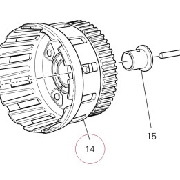 Clutch housing 19820401A