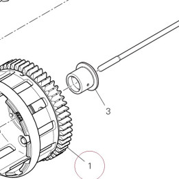 Primary driven gear complete 19820491B