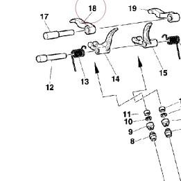 Open. rocker arm 20810021A