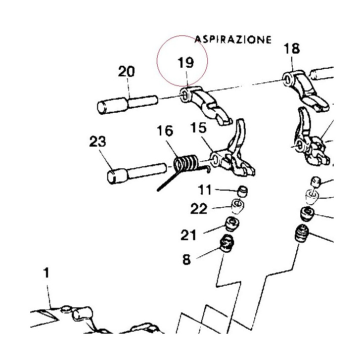 Open. rocker arm 20810055A