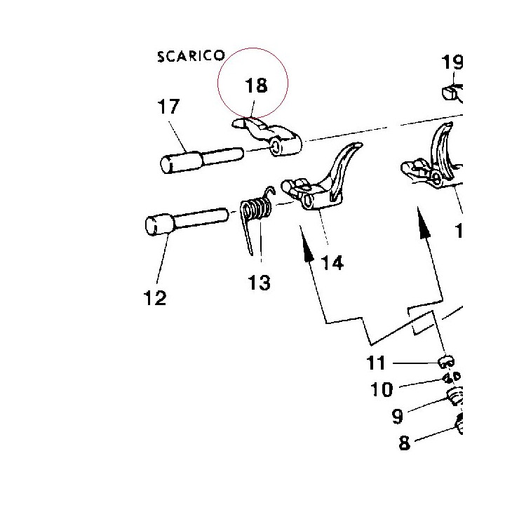 Open. rocker arm 20810065A