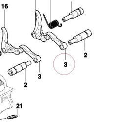 Open. rocker arm 20810093A