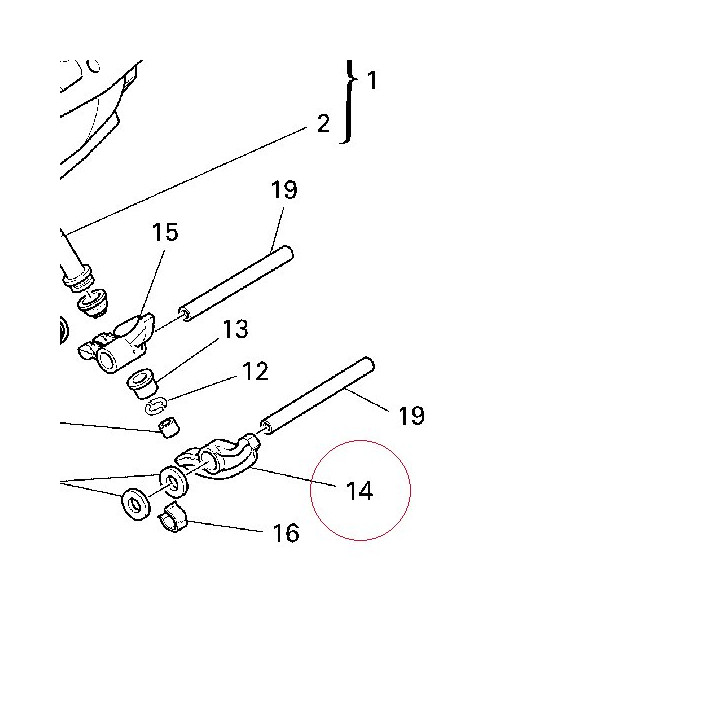 Open. rocker arm 20810221A