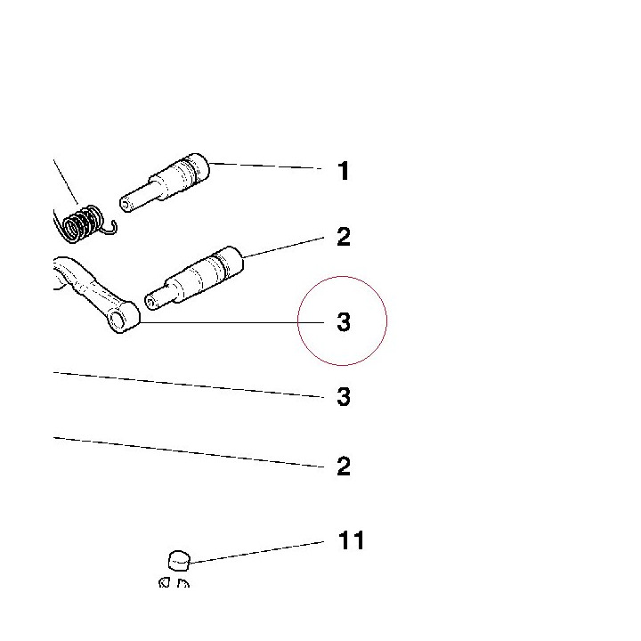 Open. rocker arm 20810231A