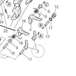 Open. rocker arm 20810331B