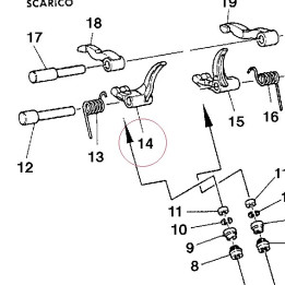 Close rocker arm 20910043A