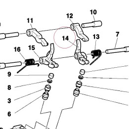 Close rocker arm 20910045A