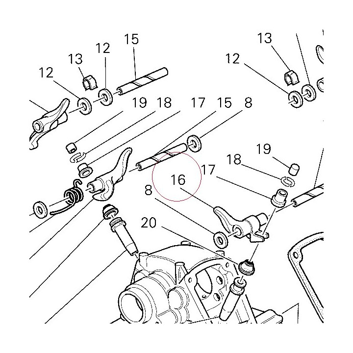 Close rocker arm 20910124A