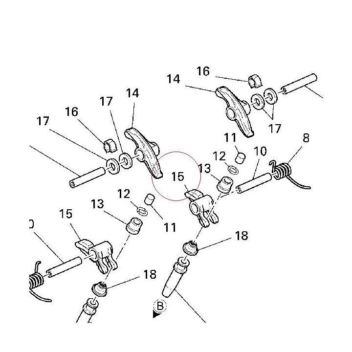 Close rocker arm 20910261B