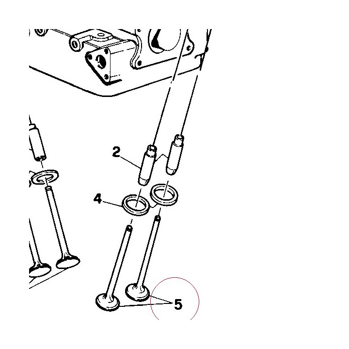 Intake valve 21010181A