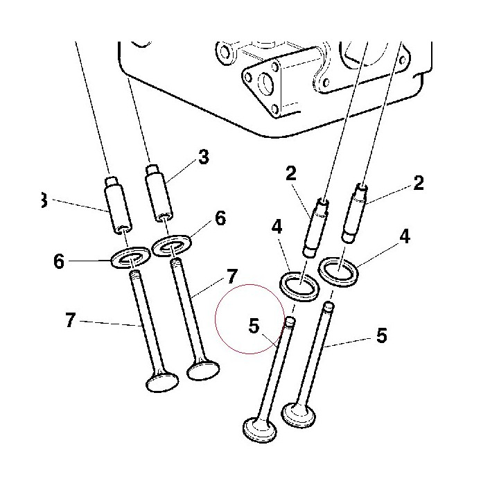 Intake valve 21010182A