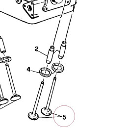 Intake valve 21010221A