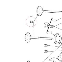 Intake valve 21010731A