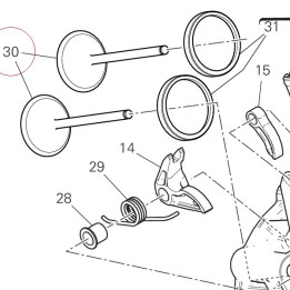 Intake valve 21011101A