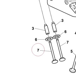 Exhaust valve 21110053C