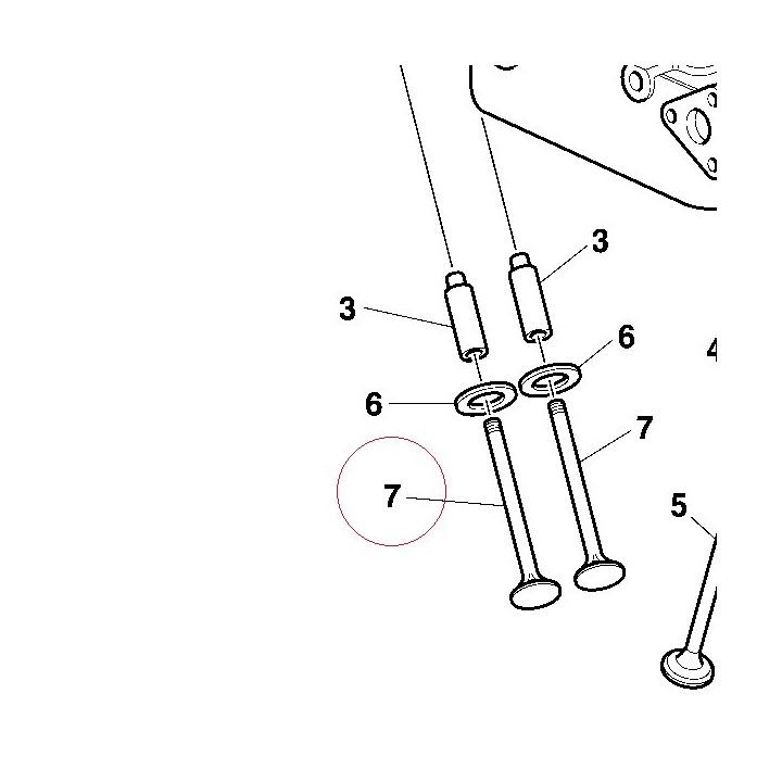 Exhaust valve 21110053C