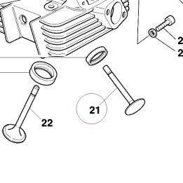 Exhaust valve 21110152A