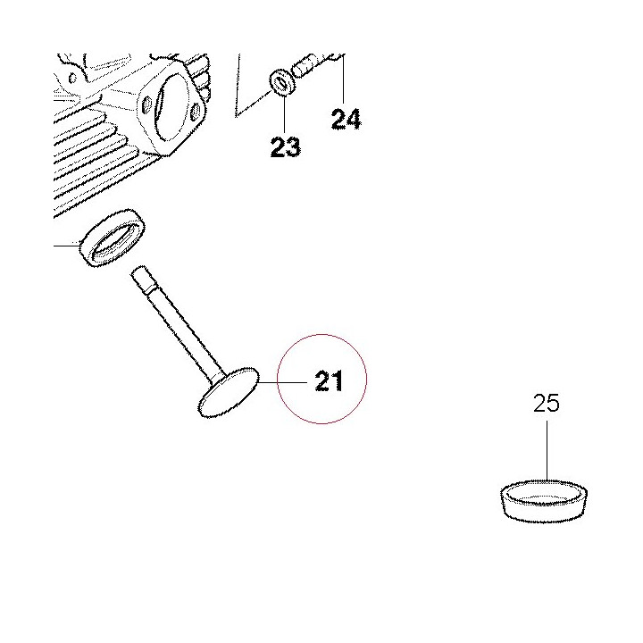 Exhaust valve 21110211A