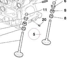 Exhaust valve 21110391A