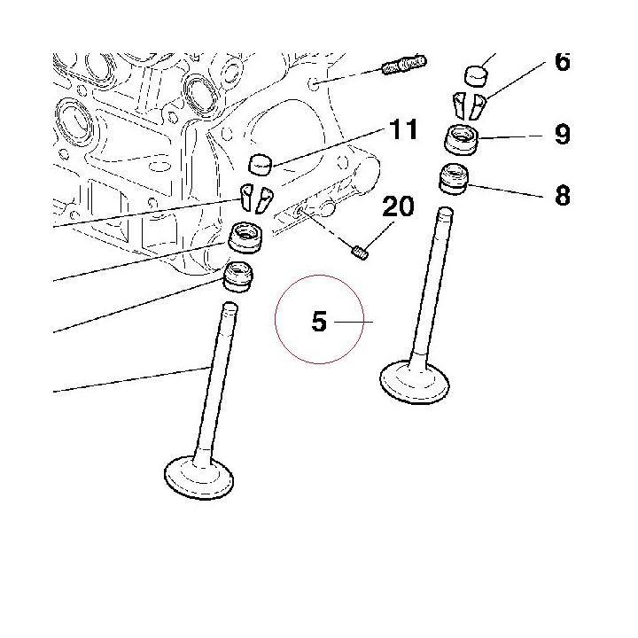 Exhaust valve 21110391A