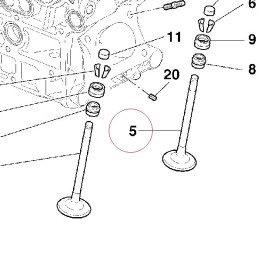 Exhaust valve 21110392A