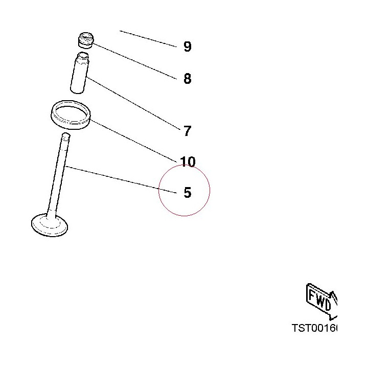 Exhaust valve 21110441A