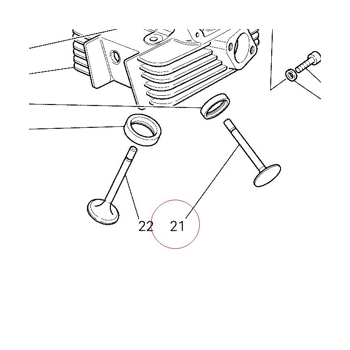 Exhaust valve 21110511A