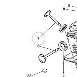 Exhaust valve 21110661A